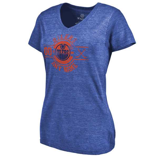 Women's Edmonton Oilers Fanatics Branded Personalized Insignia Tri Blend T-Shirt Royal FengYun,We sell and wholesale Women's Edmonton Oilers Fanatics Branded Personalized Insignia Tri Blend T-Shirt Royal FengYun on line form chian!